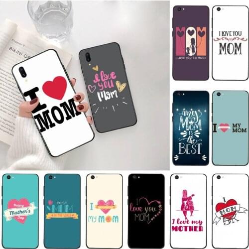 I love my super MOM Painted Phone Case For Vivo Y91c Y17 Y51 Y67 Y55 Y7s Y81S Y19 V17 vivos5