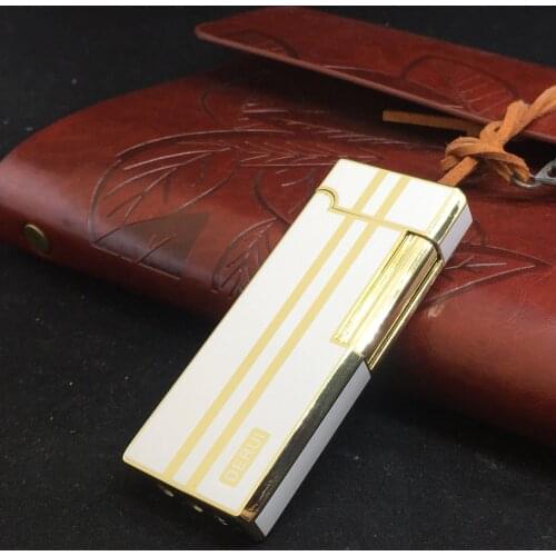 2020 Bussiness Gas Lighter Compact Jet Butane Engraving Metal Gas PING Bright Sound Cigarette lighter Inflated No Gas With Box