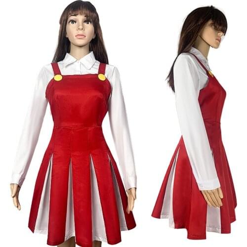 Anime Boku no My Hero Academia Season4 Eri Cosplay Costume Uniform Dress Girls Eri Shirt Dress Sets Halloween Costumes