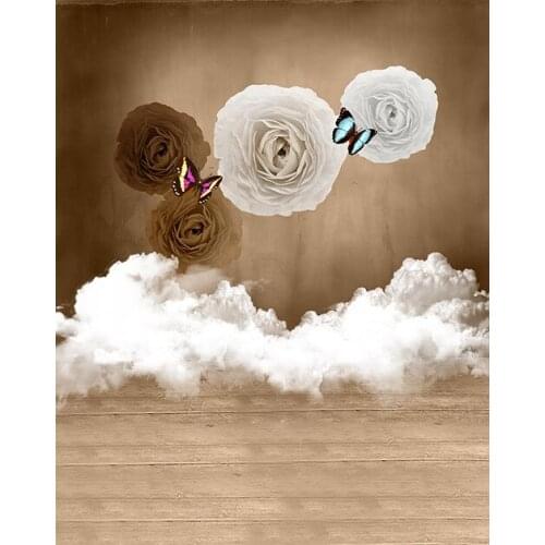 LIFE MAGIC BOX Big White Flowers 150x200cm Backdrop Background For Photography floral photo backdrop J03234