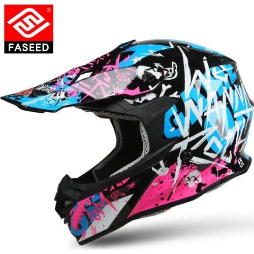 Motorcycle Helmet Racing Off-road Motocross Professional Motorbike bicycle cartoon childrens motorcycle helmet