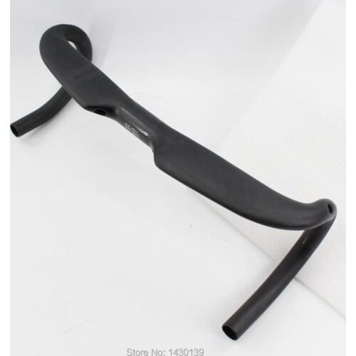 New Road bike glossy matt UD 3K full carbon fibre bicycle handlebars internal cables bent bar 31.8*400/420/440mm Free Shipping