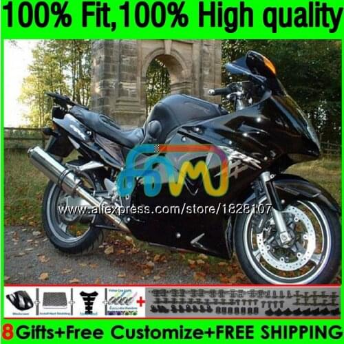 CBR1100 XX For HONDA Blackbird CBR Gloss black 1100XX 02 03 05 06 07 132BS.35 CBR1100XX 2002 2003 2004 2005 2006 2007 Fairings