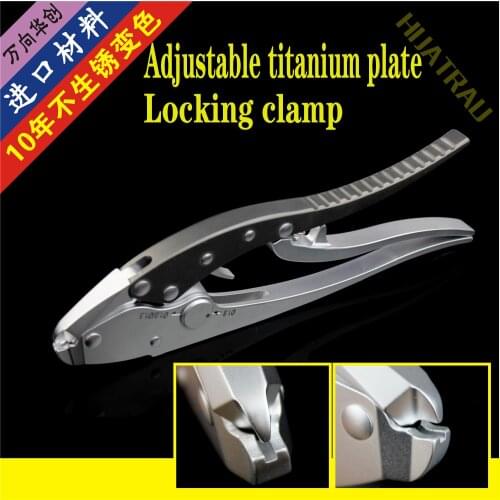 Orthopaedic instruments medical 1.0 1.3 1.8 titanium cable double hole buckle clamp locking device locking clamp