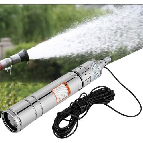 VEVOR 3.5 Inch 550W Submersible Deep Well Pump 240V Stainless Steel Water Pump 2000L/H Garden Home Agricultural Irrigation