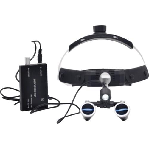Portable led headlight dental surgical loupes