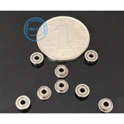 50pcs/100pcs/500pcs F692ZZ F692-ZZ 2Z Z Full Ball (Without Cage) 2x6x3 mm Miniature flange Ball Bearing deep groove 2*6*3mm