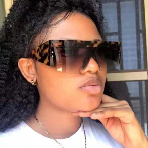 New Rimless Sunglasses Women Men Oversized Sun Glasses Luxury Fashion Eyewear UV400 Shades For Female Oculos De Sol Brand Design