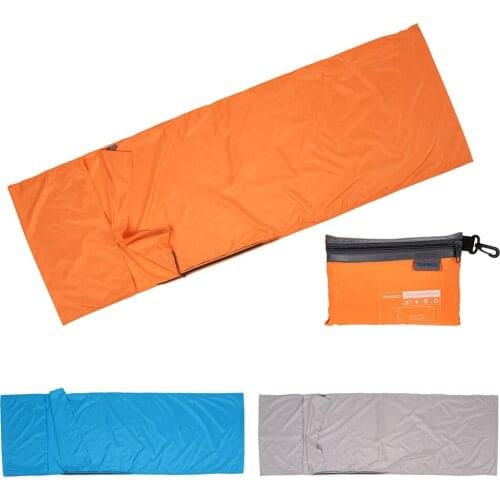 TOMSHOO 70*210CM Sleeping Bag Outdoor Travel Camping Hiking Polyester Pongee Healthy Sleeping Bag with Pillowcase Trip Hotel