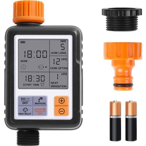 Garden Watering Timer Irrigation Controller Programmable Automatic Electronic Watering Timer Lcd Screen Irrigation Timer System
