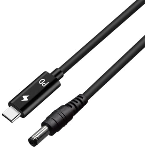 Type-C to DC5.5*2.1MM notebook PD Portable Fast Charging Line,65W Power Charge Cable 1.5M/4.9FT