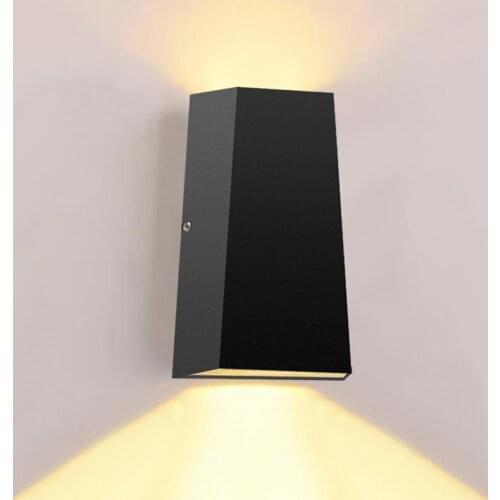 Up Down Modern LED Wall lamp 10W COB Aluminum Indoor Outdoor Wall Mounted Living Dining Room Corridor Garden porch wall light