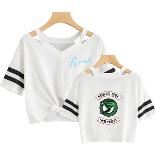 Riverdale Two-piece Women Sets Womens T-shirt Top + Shorts South Side Serpents Sets Print Cool Logo Summer O-neck Casual Tees