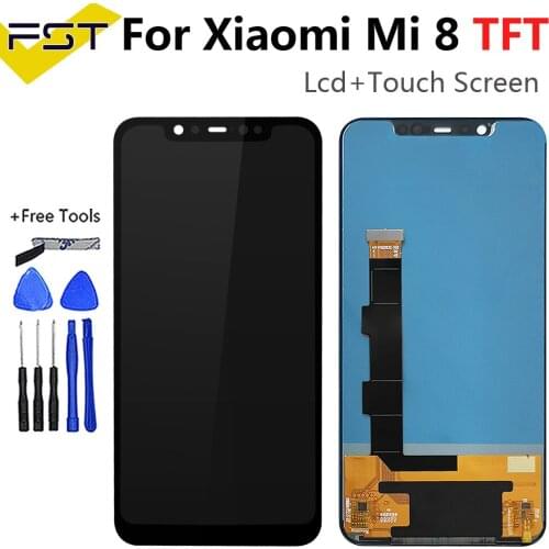 6.21"For Xiaomi Mi 8 LCD MI8 Display Digitizer Assembly Touch Screen Replacement Parts For Xiaomi Mi8 LCD Mi 8 Display