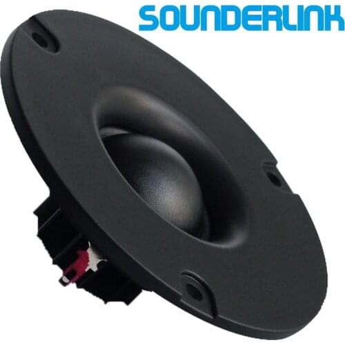 1 pair Audio Labs 3 inch Dia 80MM 25 core 15W HiFi speaker silk soft Dome horn tweeter