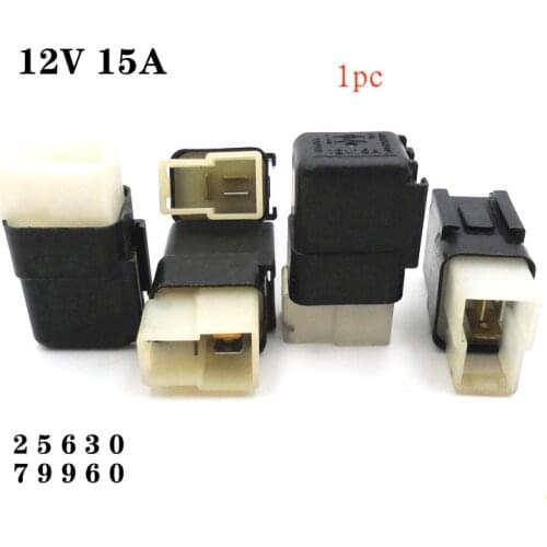 1pc used second hand for Nissan Teana Bluebird Tiida Livina x-trail 12V 15A 3pin car horn relay speaker 25630 79960 for LANNIA