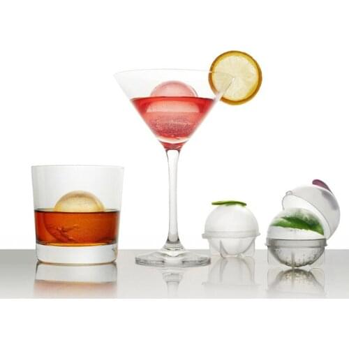 Mini Round Ice Cubes Set Of 4 / Set Bar Ice Hockey Silicone Mold Box Club DIY Ice Cube Mold Making Ice Cream Tools Molde Helado