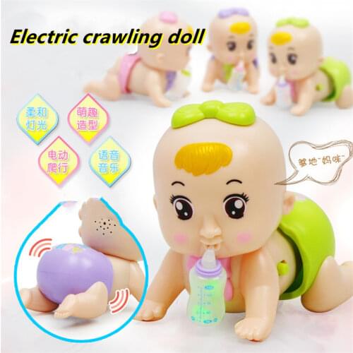 Baby Crawl Toy for 0-1 Year Old Infants 6-12-18 Months Children Puzzle Electric Toddlers Learn To Climb Toys Kid Early Education