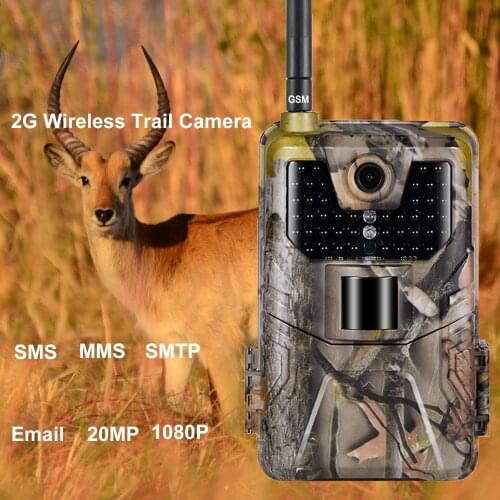 Suntekcam 4K 20MP 1080P Trail Camera 2G hc900m SMTP MMS Waterproof Hunting Cam Night Vision for Wildlife Digital Surveillance