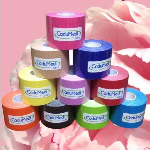 1rolls 5cm*5m kinesiology tape sports care tape waterproof kinesiotape back support pain knee athletic ankle tapes