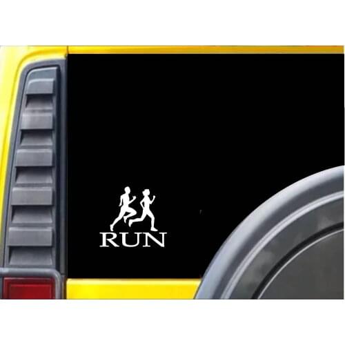 Run Family J780 6" Sticker runner decal marathon 26.2 window Sticker