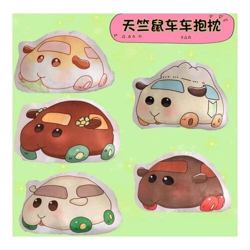2021New HOT Pui Pui Molcar Guinea Pig Cartoon Plush Doll 40 Pillow 10cm Keychain Pendant Sofa Cushion Birthday Xmas Toy Anime