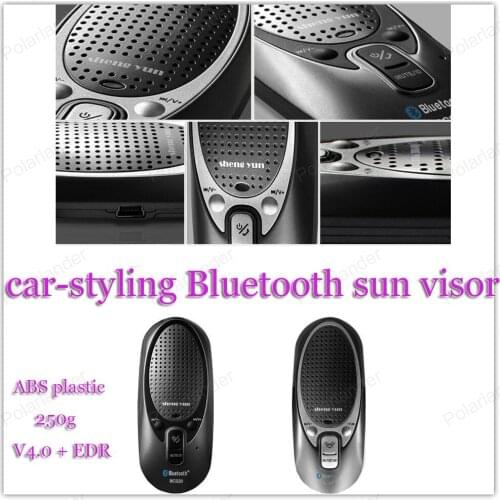 The new Bluetooth V4.0+EDR mini car-styling Bluetooth hands-free car dragging sun visor Bluetooth hands-free intercom system