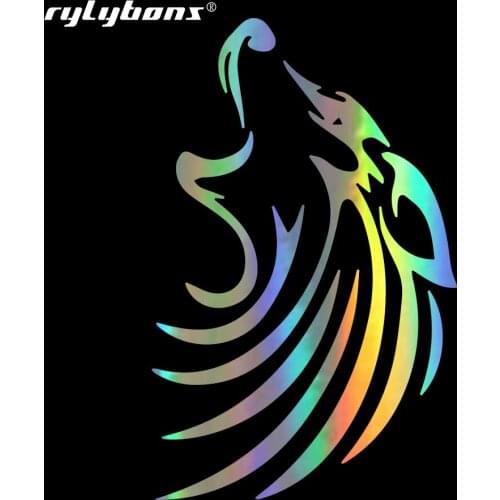 New Car Styling Funny Wolf Car Stickers and Decals Window Wall Door Vinyl Motorcycle Car Sticker for Car Accessories