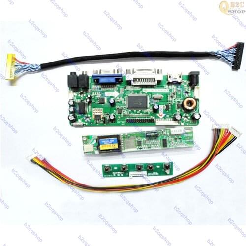 NT68676 LCD Controller board Kit DIY driver kit for LM171WX3(TL)(C2) 1440X900 17" LM171WX3 TLC2 HDMI-compatible+DVI+VGA+Audio