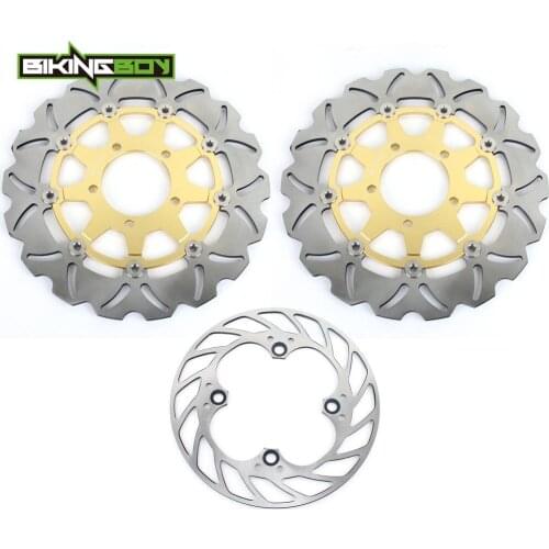 BIKINGBOY For Kawasaki Ninja ZX6R 636 / ABS 13 14 15 16 17 18 19 20 21 ZX10R / ABS 08-15 09 Front Rear Brake Discs Rotors Disks