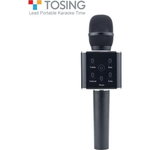 TOSING Q7 Portable Karaoke Microphone Portable Wireless Loudspeaker Sound System 6W stereo Music surround Outdoor Microphone