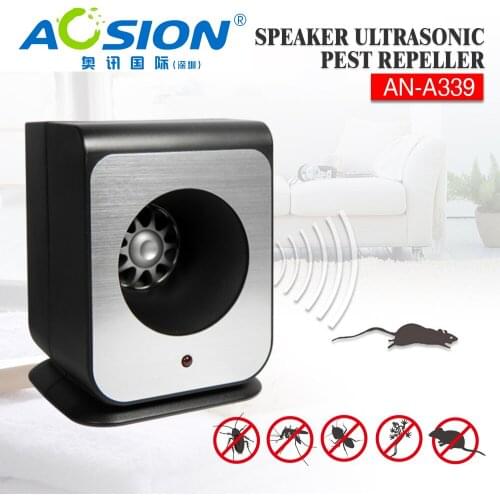 Free shipping Aosion New Arrival Single Speaker Ultrasonic Mouse Reject Home Bug Pest Repeller with EU Plug