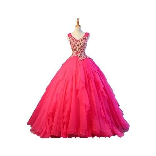 Hot pink ruffled beading rococo Medieval Renaissance drama stage Gown Costume Victoria Marie Antoinette Belle opera