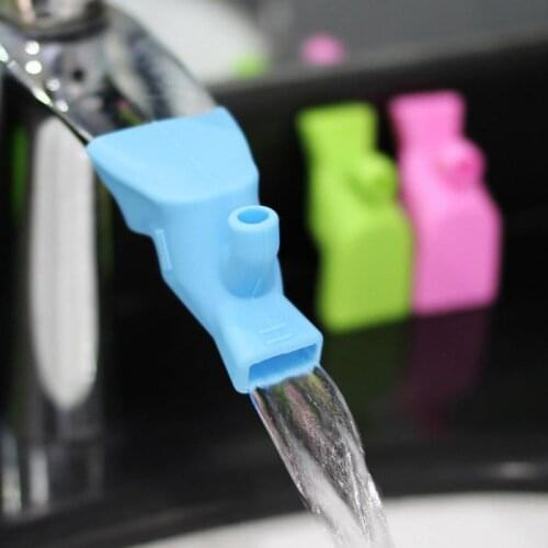 Silicone Water Tap Extension Faucet Nozzle Children Washing Device Sink Faucet Guide Faucet Extenders Bathroom Kitchen Accessory