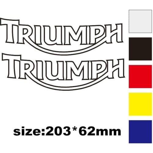 Reflective sticker helmet decorative motorcycle fit for triumph