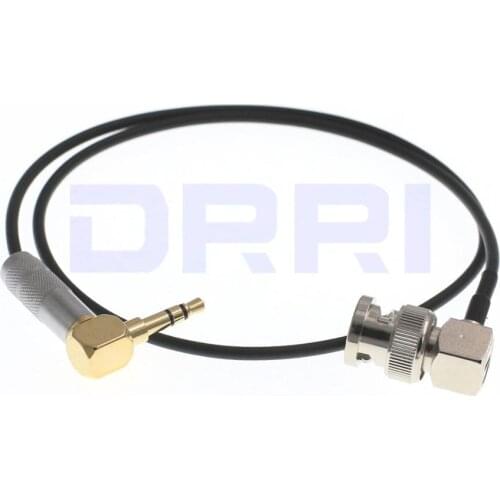Timecode Systems BNC to Right angle 3.5mm Mini Jack Cable for DSLR Camera