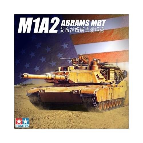 1:35 Scale TAMIYA Tank Model M1A2 ABRAMS Tank Assemly Kits Tank Building DIY 35269