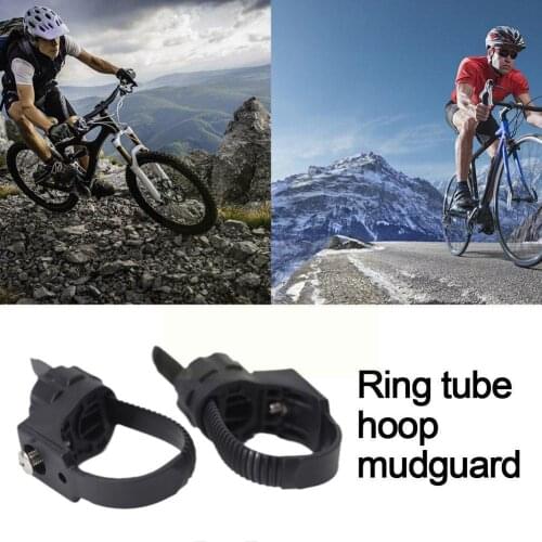 Bicycle Mudguard Bicycle Reserved Hole Accessories Buckle Hole Hoop Wing Mudguard Hoop Reserved Mudguards Ring MTB Tube Set Y8K4