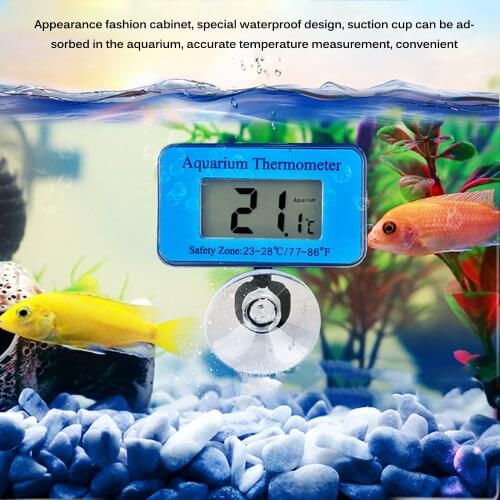 Waterproof Digital Fish Tank Aquarium Thermometer Submersible Water Temperature Meter Fish Tank Temperature Control Tools