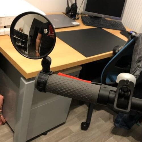 Scooter Rearview Mirror for Xiaomi Mijia M365 Ninebot ES1 ES2 Scooter Qicycle EF1 Bike Back Mirror Cycle Strap Reflex Rear View