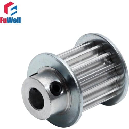 HTD5M 14T Timing Pulley 14Teeth Transmission Pulley 21mm Belt Width 6/6.35/7/8/10mm Bore Aluminum Alloy 5M Toothed Belt Pulley