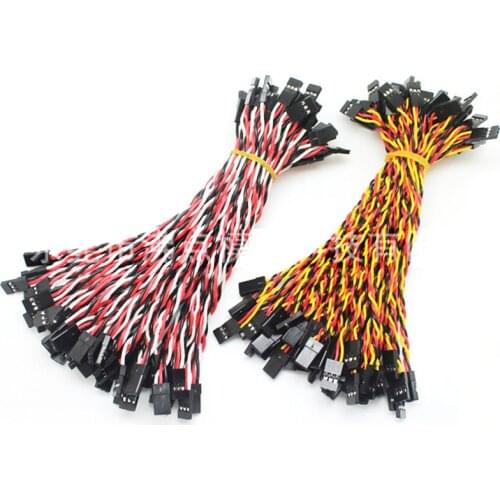 100 pcs/lot 10/15/30/50/100cm Servo Extension Cable 30 / 60core For Futaba JR Anti-interference Servo For RC Helicopter Part