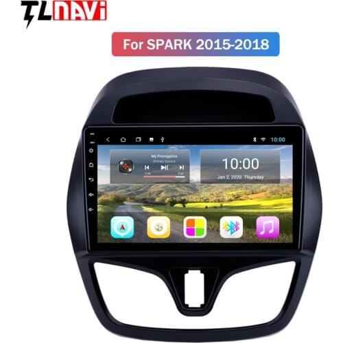 2G RAM Android 10 For CHEVROLET Spark Beat 2015 2016 2017 Multimedia Stereo Car DVD Player Navigation GPS Radio