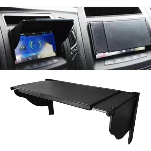 Universal Car Gps Sunshade Hood Plastic Sun Visor 140Mm-240Mm Long For Car Gps Screen Car Gps Sun Block Hood