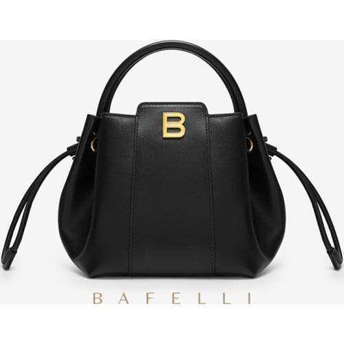 BAFELLI MONI HANDBAG BUCKET BAG FASHION FREE COLLOCATION STYLISH SHOULDER DRASTRING CROSSBODY PURSE