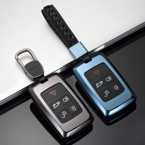 Aluminium Alloy Key Cover Shell Case Holder Key Case For 2018 Land Rover Range Rover Sport Evoque Velar Discovery 5