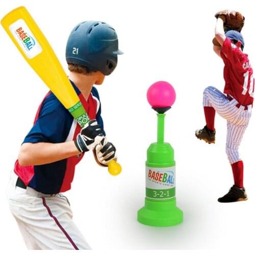 Childre Outdoor Sport Toy Kids Baseball Batting Ball Practice Outdoor Workout Game Physical Leisure 72XC