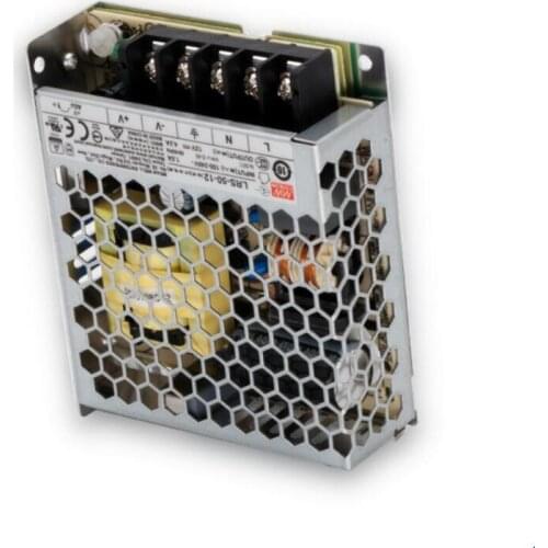 Meanwell LRS-50 series Enclosed Switching Power Supply single output 50W AC to DC12V/DC24V High efficiency cooling by free air