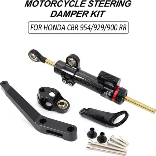 CBR 929 RR 2000 2001 CNC Motorcycle Steering Stabilize Damper Mounting Bracket Kit For Honda CBR929RR