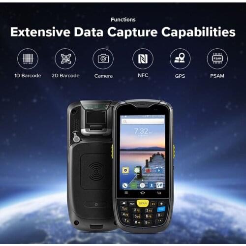 RT6000 Android Mobile Industrial PDA for Inventory Management with Free SDK Barcode QR Code Scanner NFC Reader